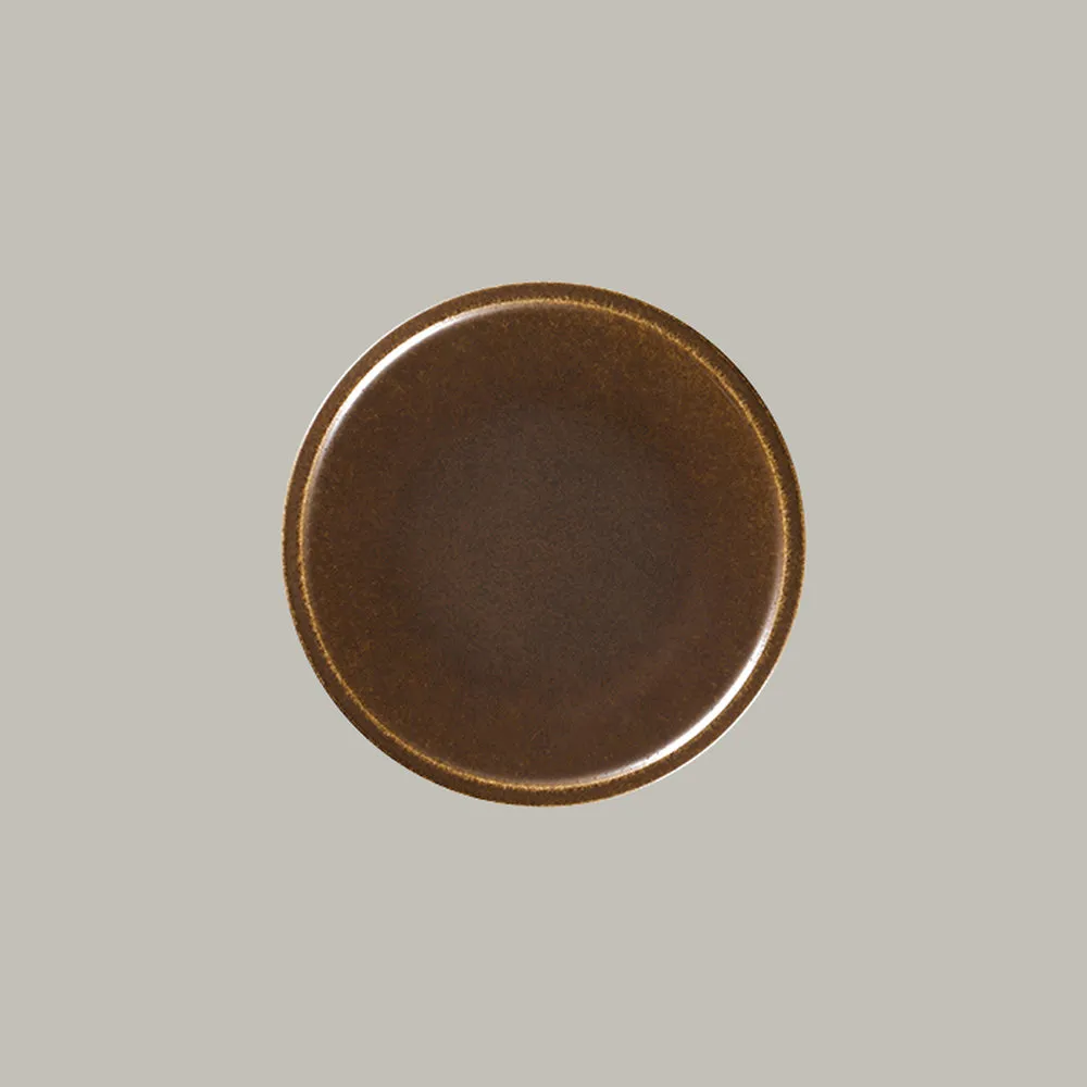 RAK Teller flach coup - rust Serie: Ease Ø 27.5 cm / Ht. 2.4 cm
