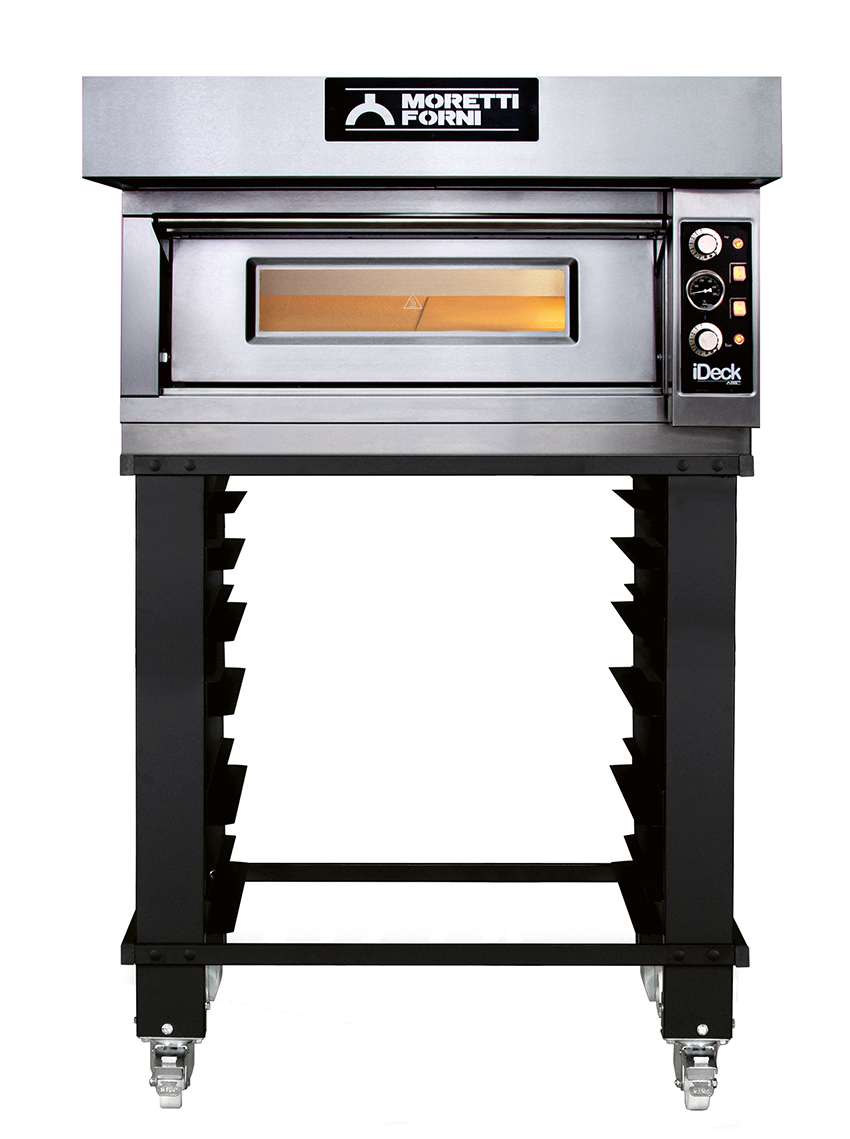 Nordcap MORETTI Elektro-Pizzaofen iDeck PM 72.72 1 Backkammer, für 4 Pizzen Ø 35