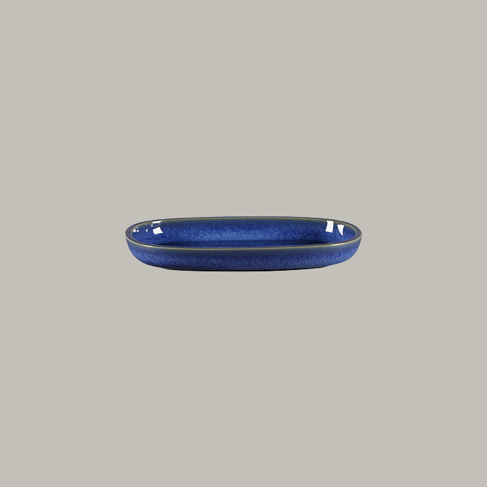  RAK Platte oval - cobalt Länge: 23 cm / Breite: 15 cm / Höhe : 3.1 cm