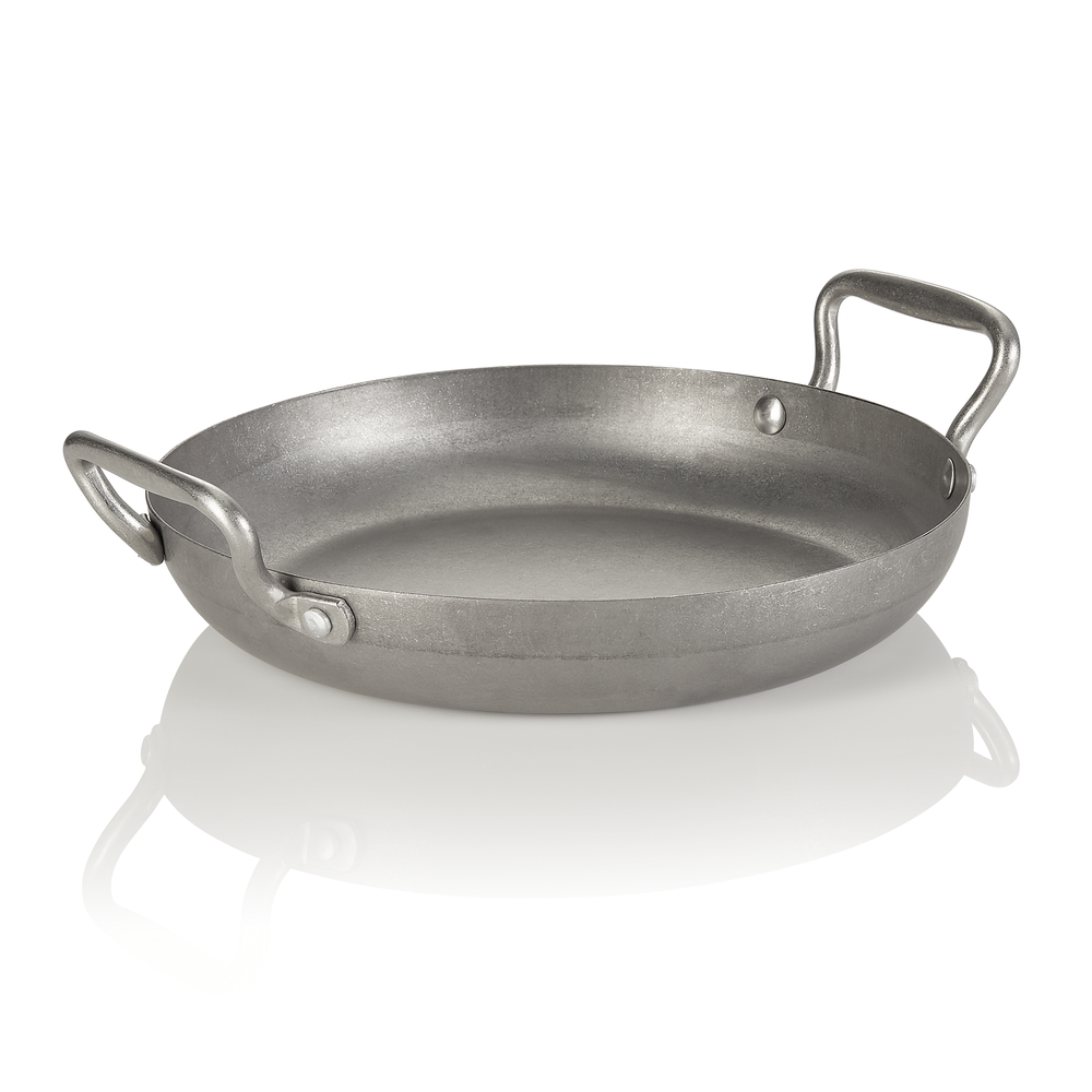 WAS Servierpfanne STEEL & STYLE HERITAGE, Ø 28,5 cm, 1,7 ltr., Höhe 5 cm, Chromn
