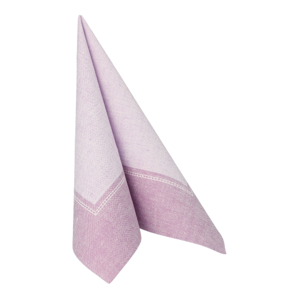 Papstar Servietten "ROYAL Collection" 1/4-Falz 40 cm x 40 cm flieder "Linum"