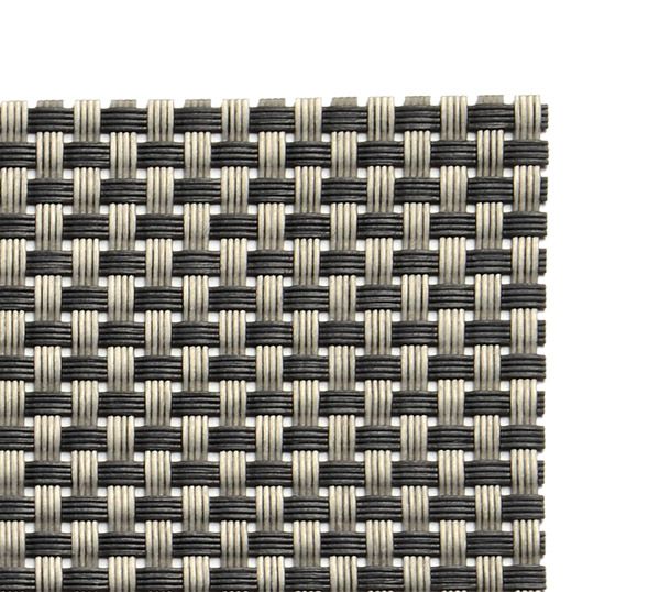 APS Tischset - silbergrau 45 x 33 cm , PVC, Schmalband
