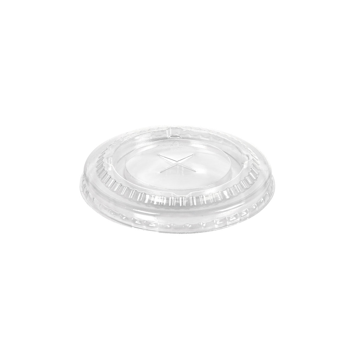 Duni flacher Deckel mit Kreuzschlitz für alle Becher 350, 470, 590ml
