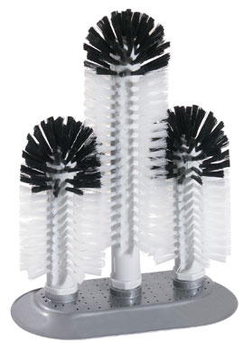 Contacto Gläserspülbürste 18/24/18cm mit Großsaugfuß