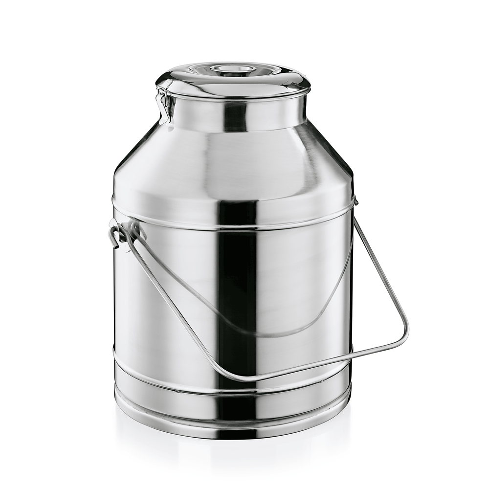 WAS Transportkanne mit Tragebügel, 25 ltr., Ø 33,5 cm, Chromnickelstahl