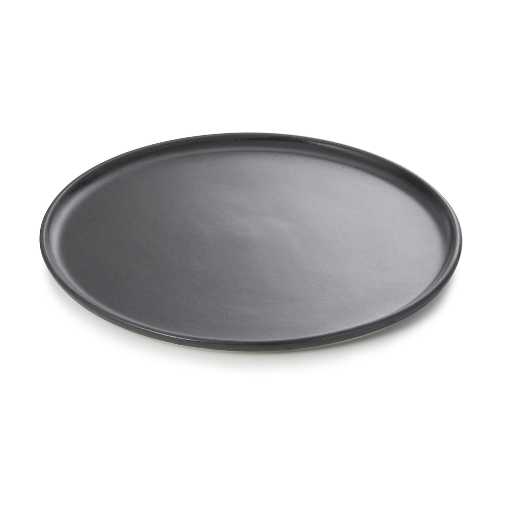 WAS Pizzateller, Ø 36 cm, schwarz, Porzellan