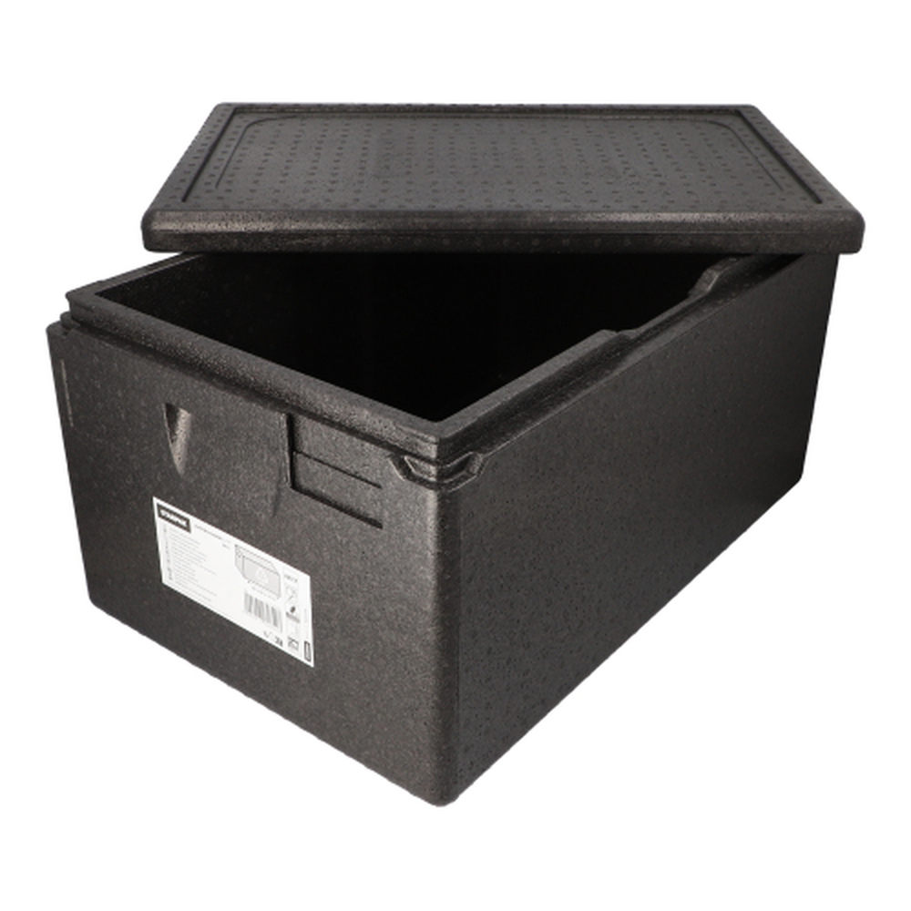 PAPSTAR EPP 60 cm x 40 cm x 32 cm schwarz Gastro-Nor