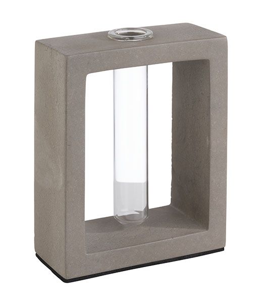 APS Vase mit Glaseinsatz -ELEMENT-