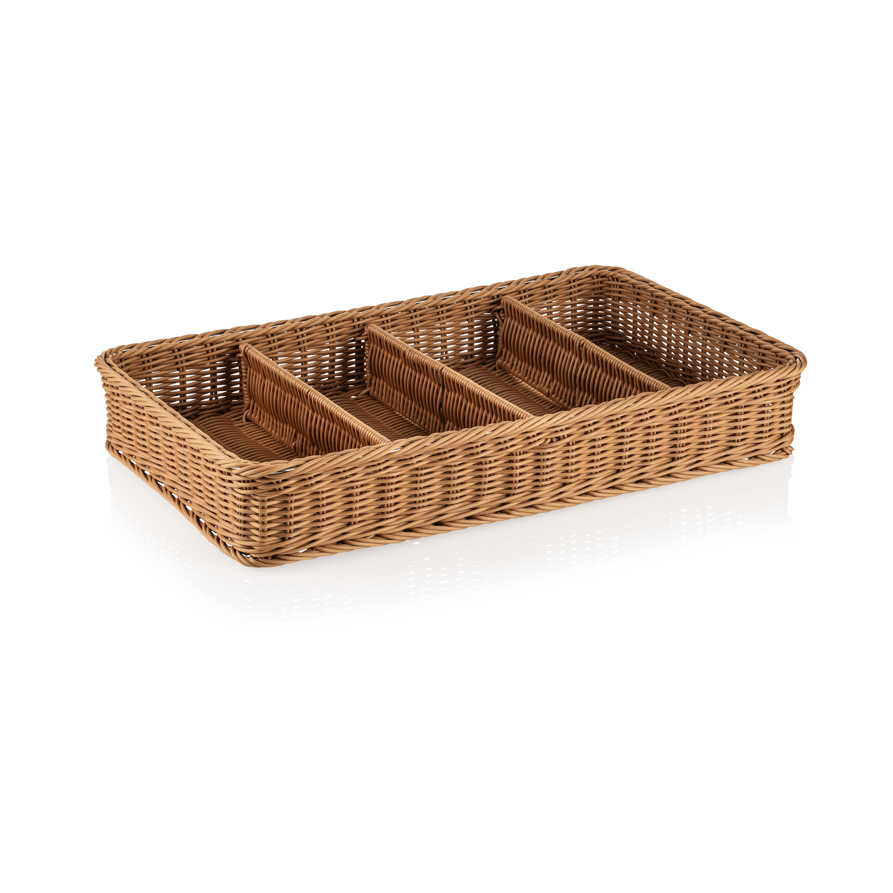 WAS GN Besteckkorb 1/1 WEAVER PRO Systemkörbe, beige, Polypropylen