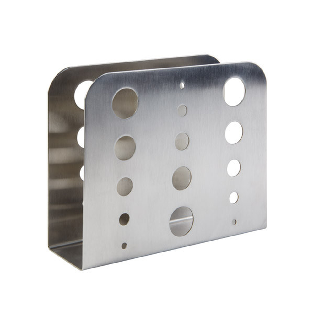 APS Serviettenhalter 15 x 4,5 cm, H: 12,5 cm , 18/0 Edelstahl, matt poliert