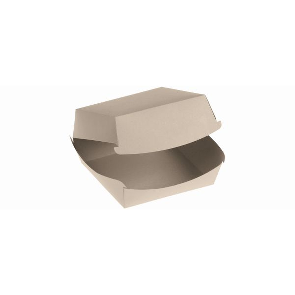 Pacovis Burger box 12x11x8cm, Bambus-Papier/PLA, nature