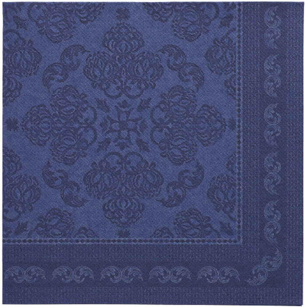 PAPSTAR Servietten ROYAL Collection 1/4-Falz 40 cm x 40 cm dunkelblau Ara