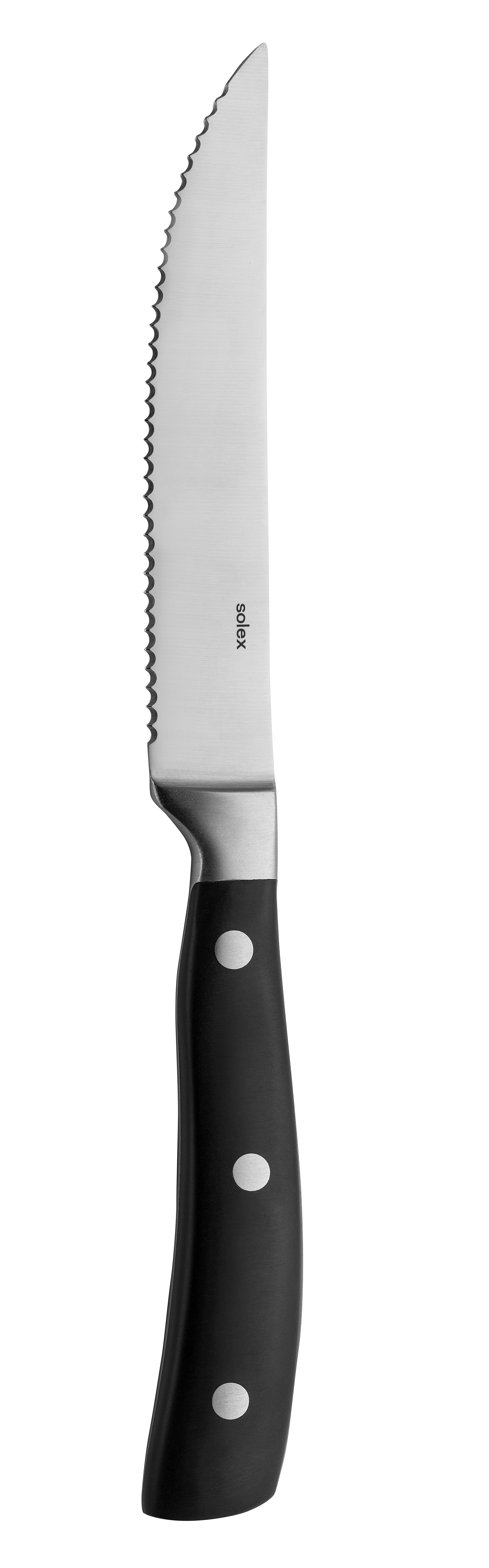 Solex BLACK ANGUS Steakmesser mit schwarzem POM-Griff