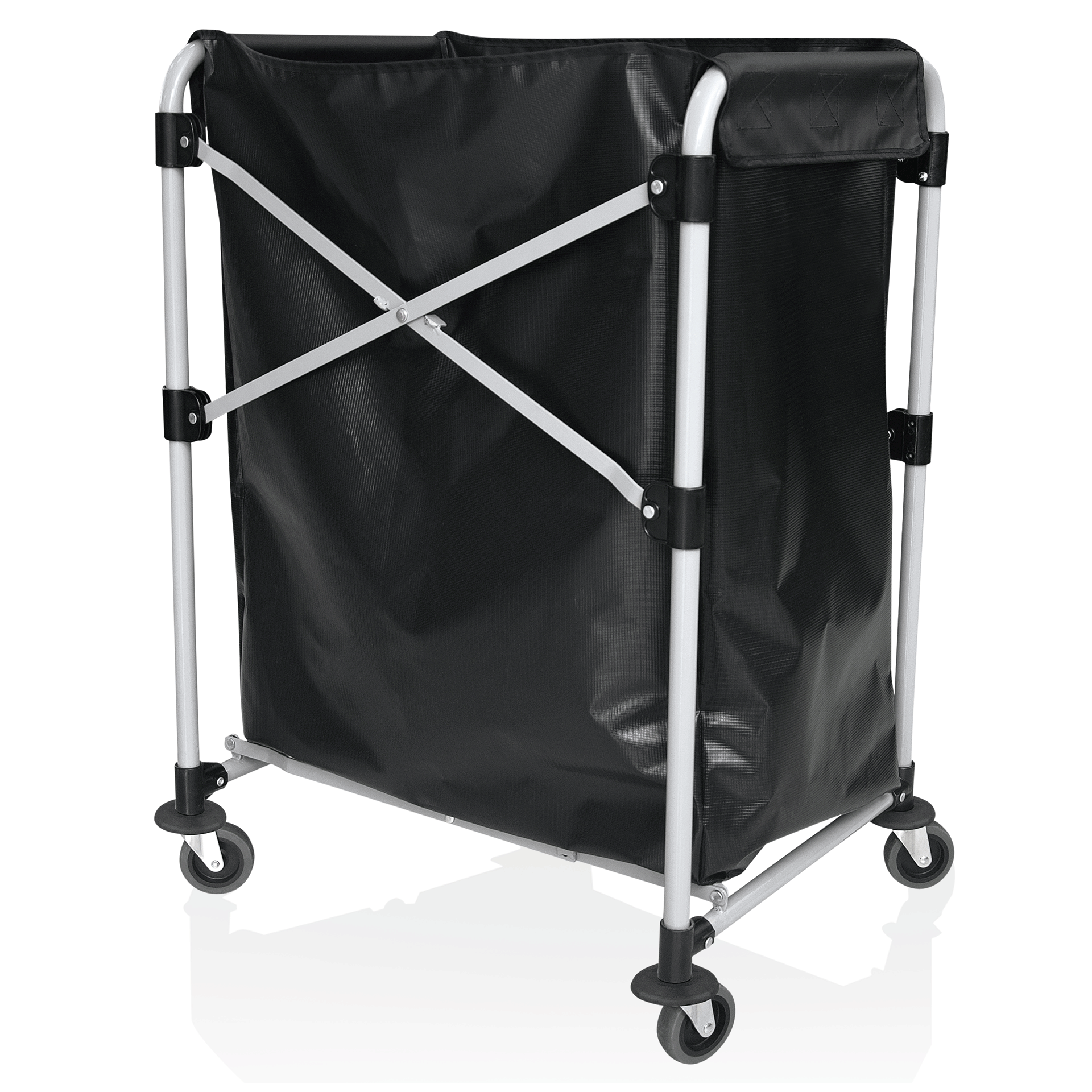 WAS Wäschewagen, 66 x 50 x 86 cm, Eisen, Pulverbeschichtet, PVC