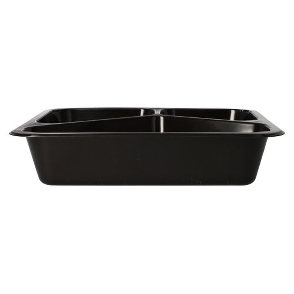 PAPSTAR Mikrowellenschalen, PP 3-geteilt 1095 ml 4,9 cm x 22,7 cm x 17,8 cm s