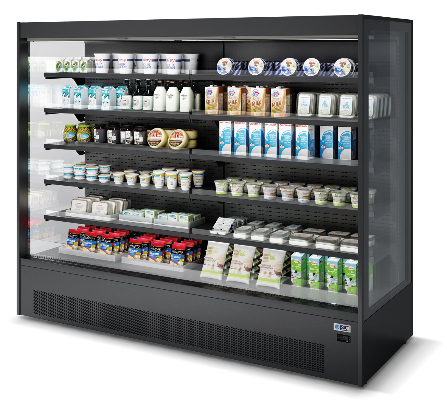 Nordcap Wandkühlregal GALAXY TN 2500 OPEN