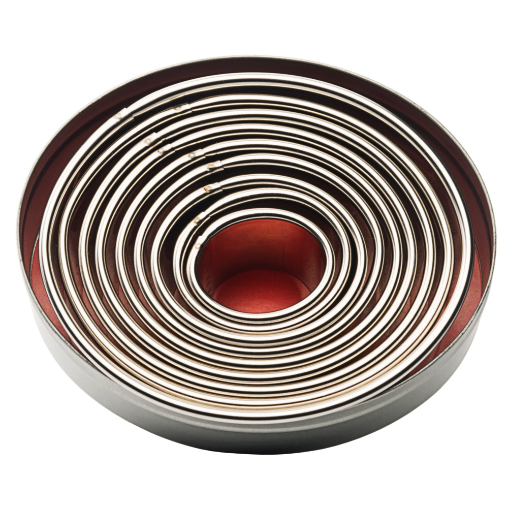Contacto Ausstechformen, oval, glatt Größe: 22 mm x 19 mm - 80 mm x 70 mm, Höhe: