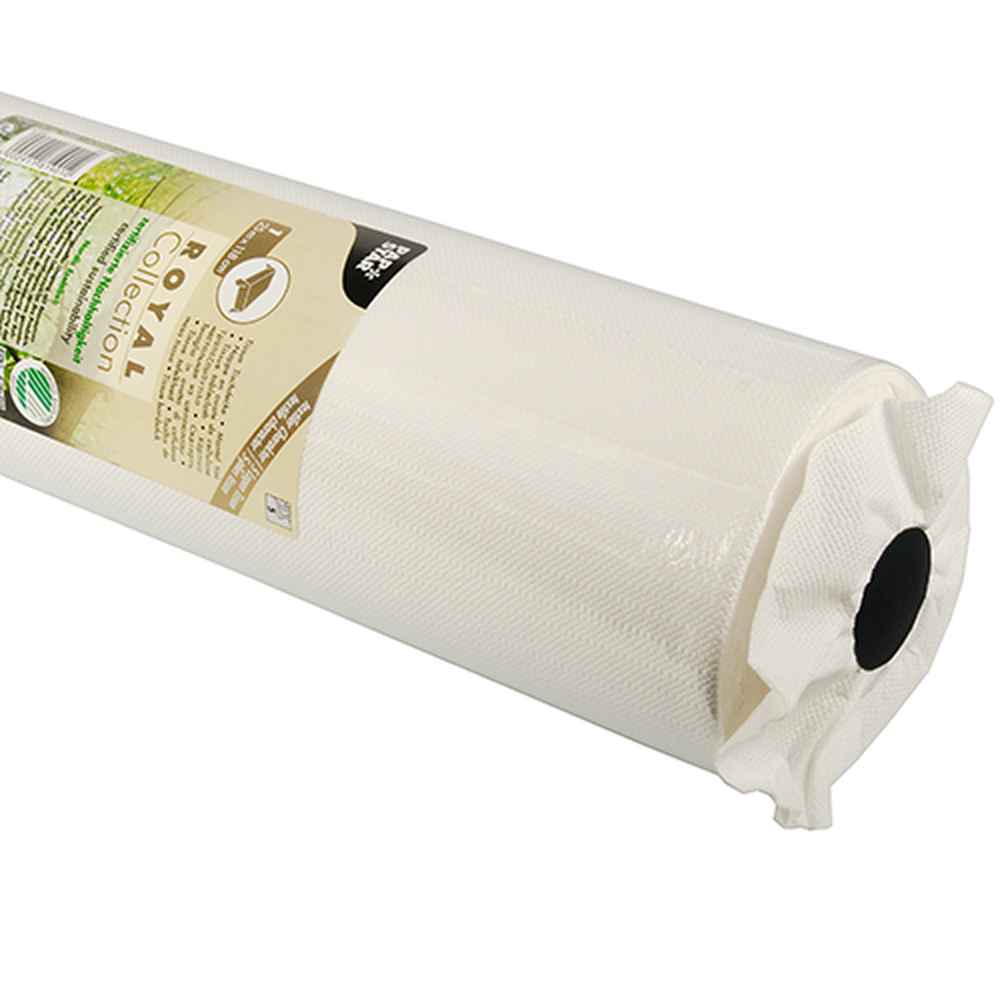 Papstar Tischdecke, Tissue "ROYAL Collection" 25 m x 1,18 m weiss