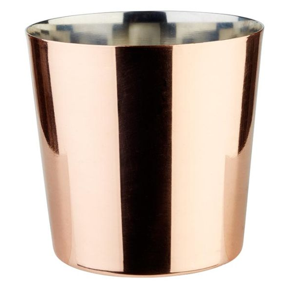 APS Servier-Eimer / -Becher Ø 8,5 cm, H: 8,5 cm , Edelstahl, Kupfer-Look
