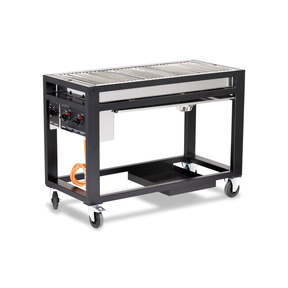 Grillwagen, Grillrost, Gasgrill, Mobil, Metallrahmen