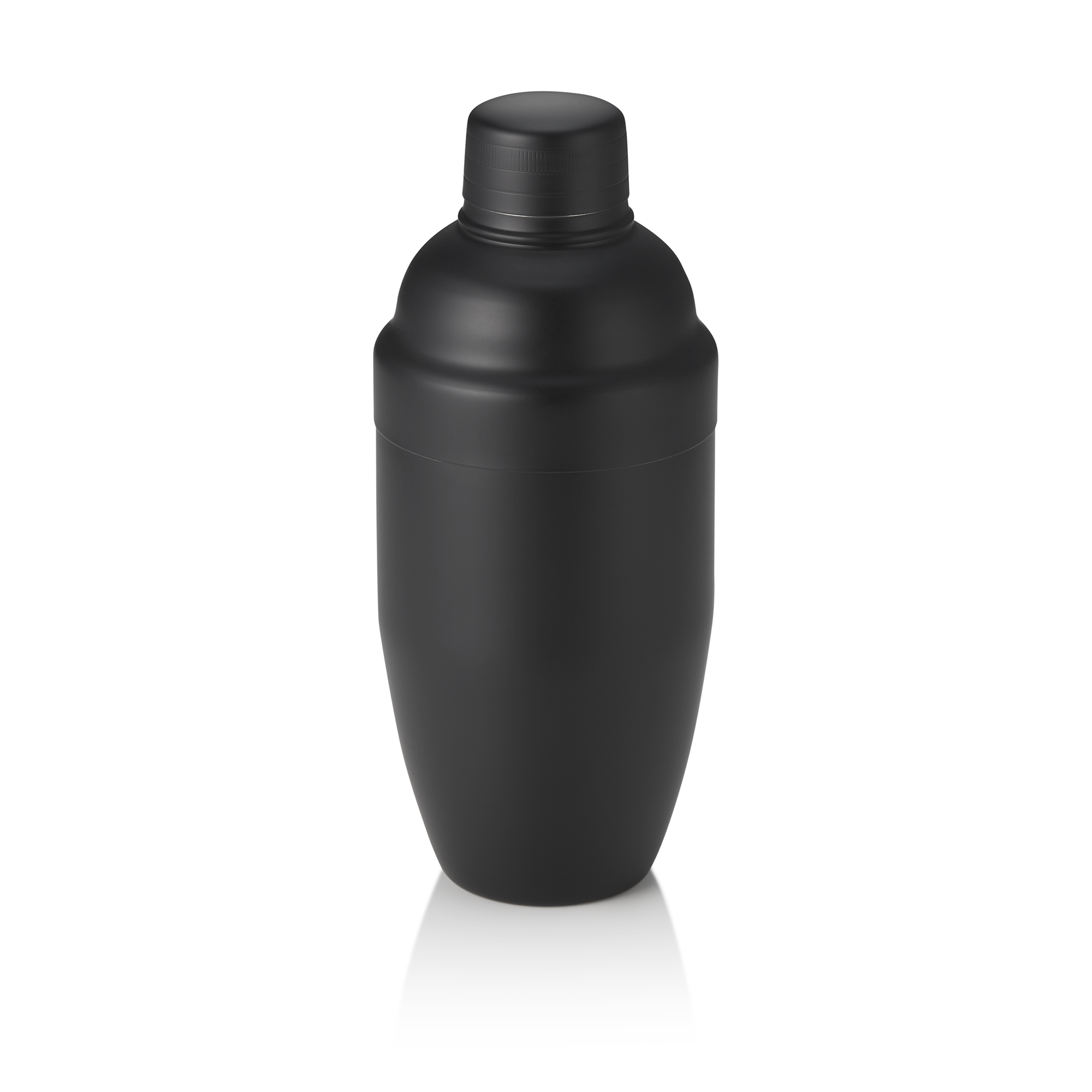 WAS Shaker Classic NOCTURN, 0,5 ltr., Ø 8/,5 cm, schwarz matt, Chromnickelstahl 