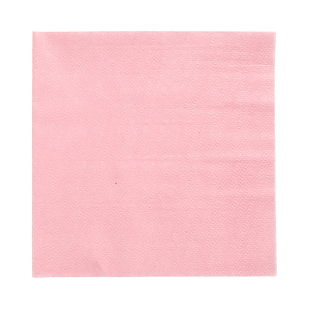 Papstar Servietten, 1-lagig 1/4-Falz 33 cm x 33 cm rosa