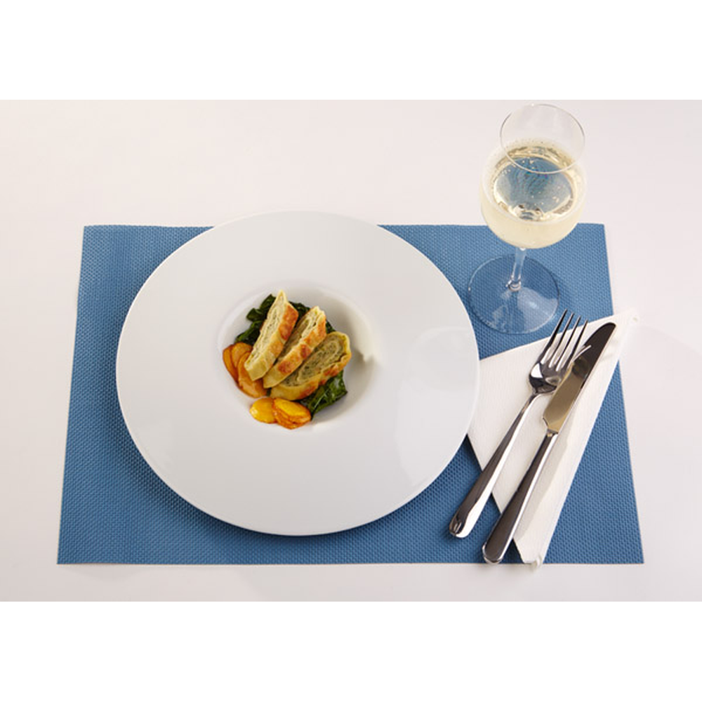 APS Tischset - hellblau 45 x 33 cm , PVC, Schmalband