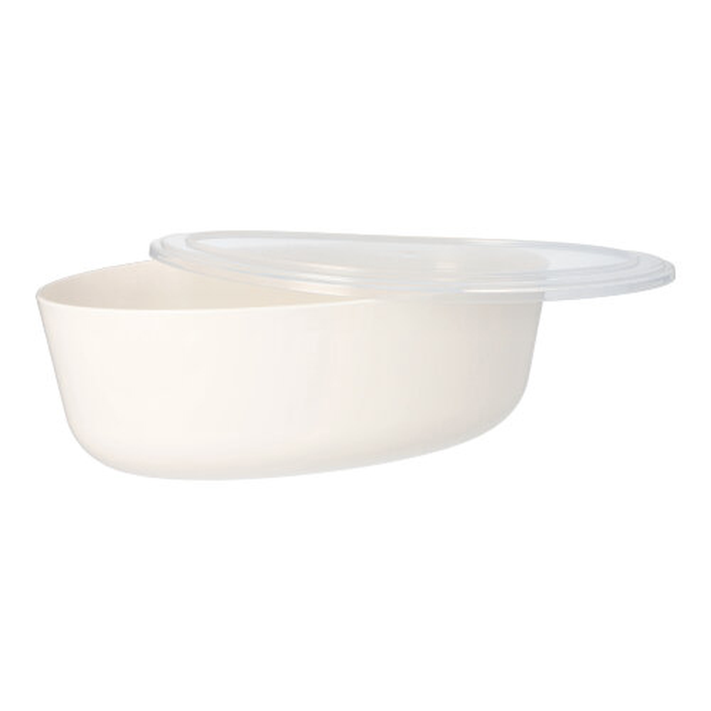 Papstar Mehrweg-Schalen oval 2400 ml 9,1 cm x 16,5 cm x 26 cm weiss "Cella"