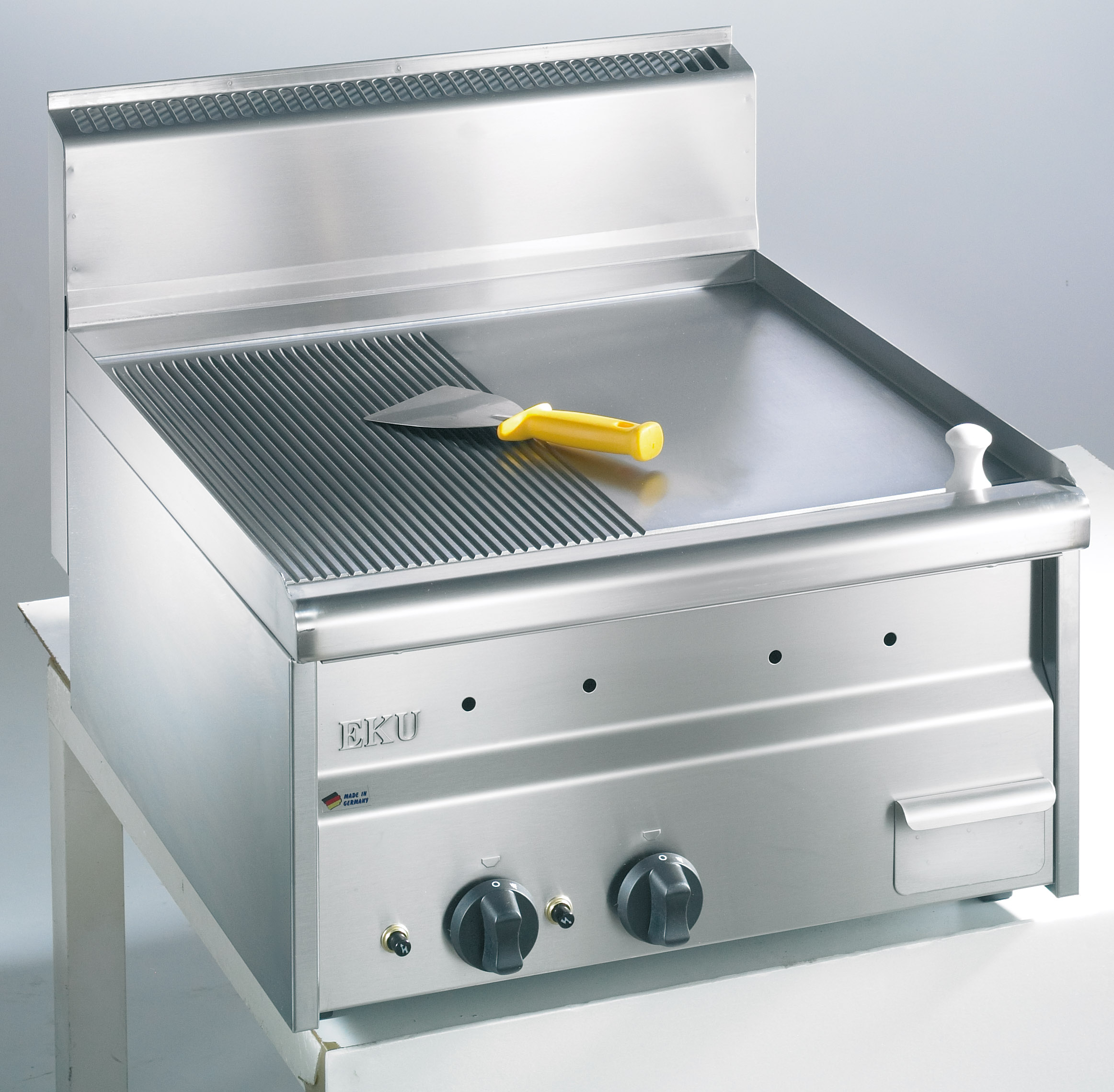 EKU Snackline Gas-Grillplatte  GRG-60R 1/2 glatt, 1/2 gerillt