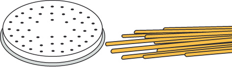 Neumärker Pasta-Scheibe Ø 57 mm Spaghetti für Nudelmachine PF25E/PF40E
