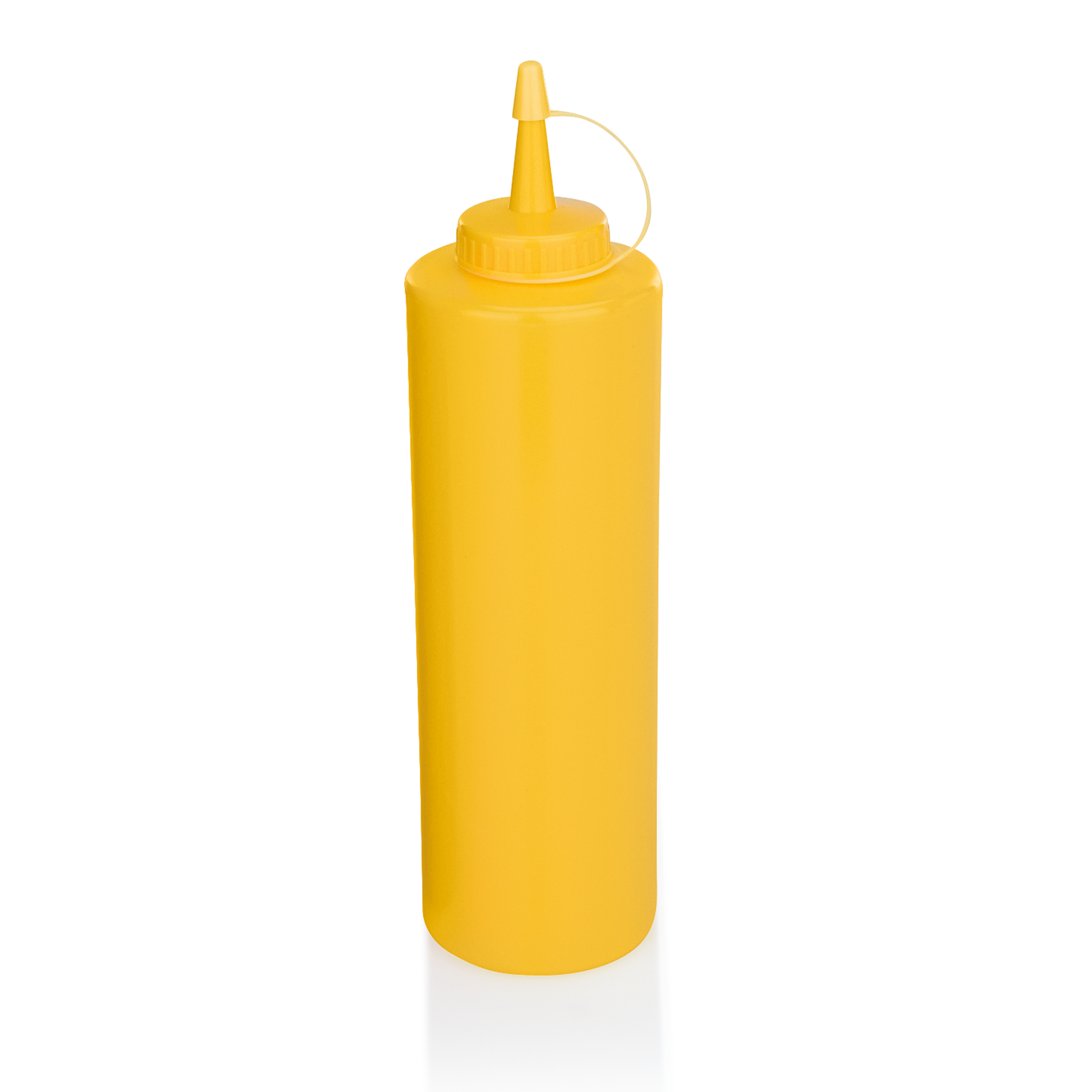 WAS Quetschflasche Set, Ø 7 cm, 0,7 ltr., gelb, Set á 6 Stück, Polyethylen