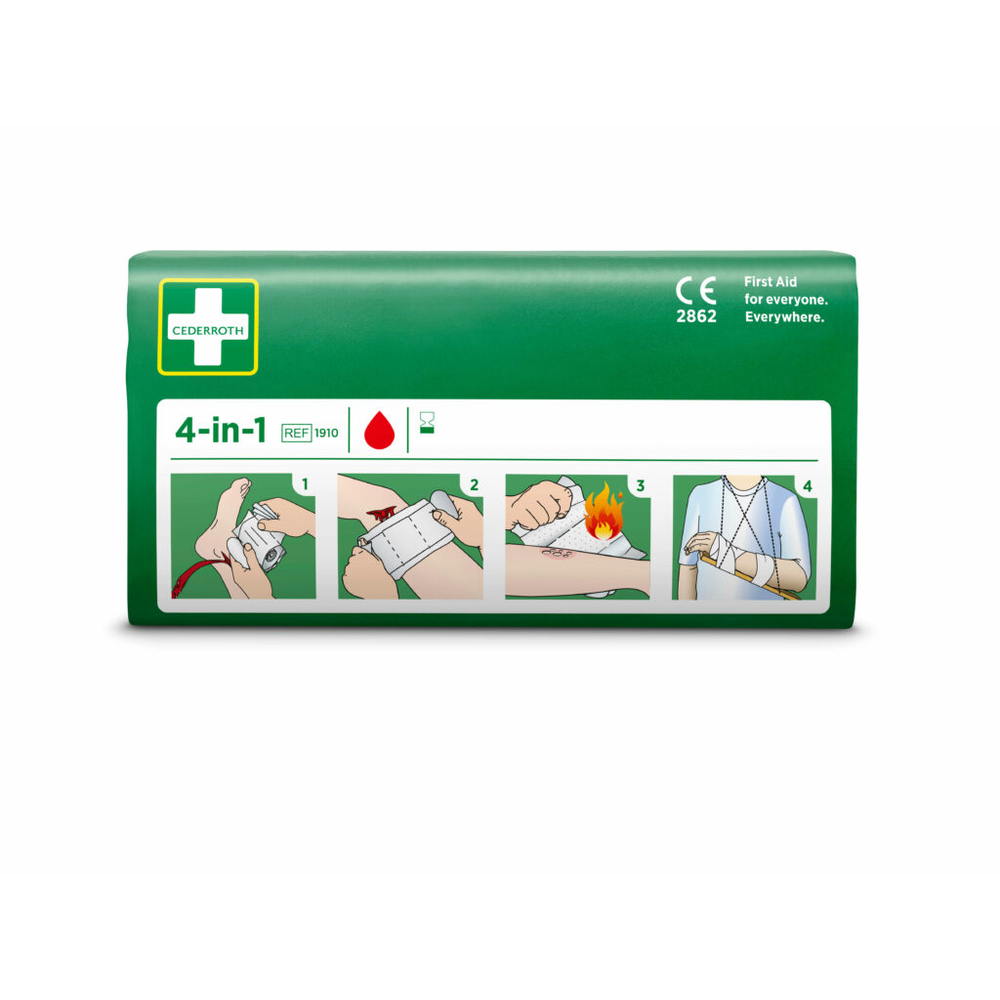 Papstar "Cederroth" 4 in 1 Blutstiller Wundverband Set, 3-teilig