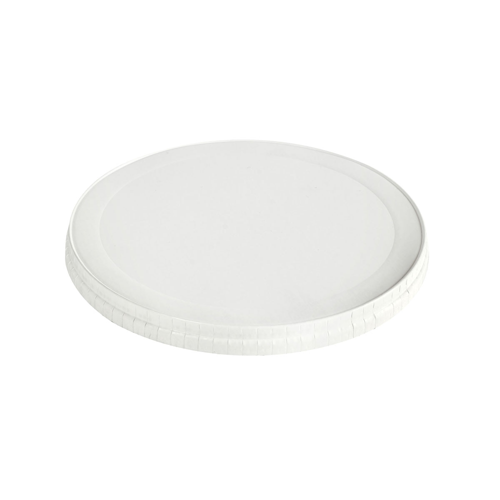Duni COPPA Deckel Karton 500ml 139 x 139 x 10 mm Karton/PLA weiss BIO