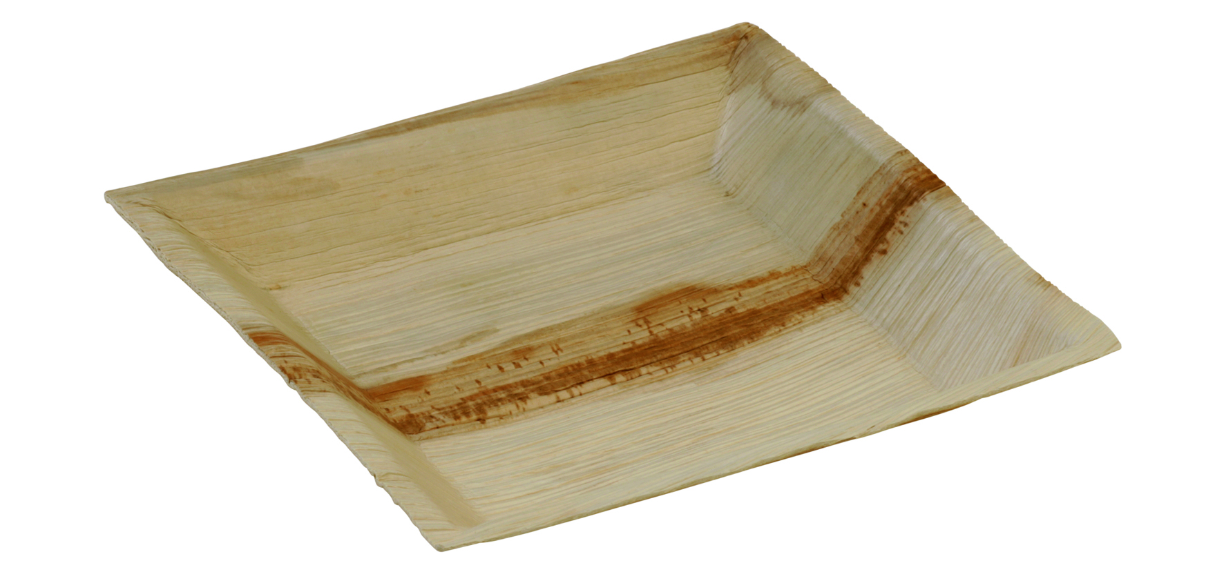 Pacovis Teller Cuadra Palmblatt, 180x180x25mm