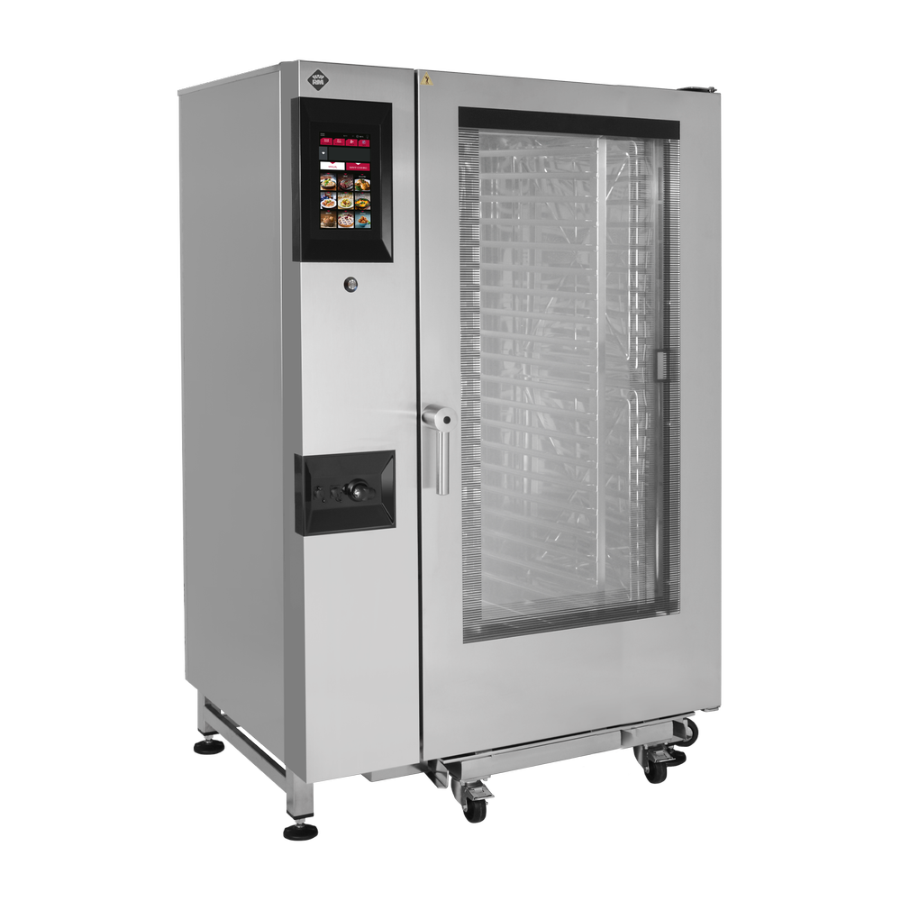 RM Gastro Four à convection STEAMBOX électrique 20x Chaudière GN 2/1 Écran tacti