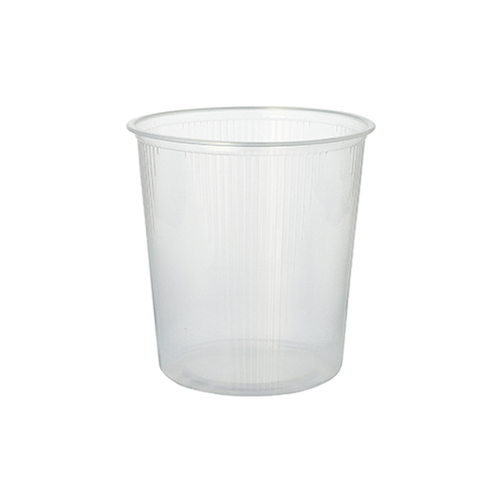 Papstar Verpackungsbecher, PP rund 500 ml Ø 10,1 cm · 10,3 cm transparent