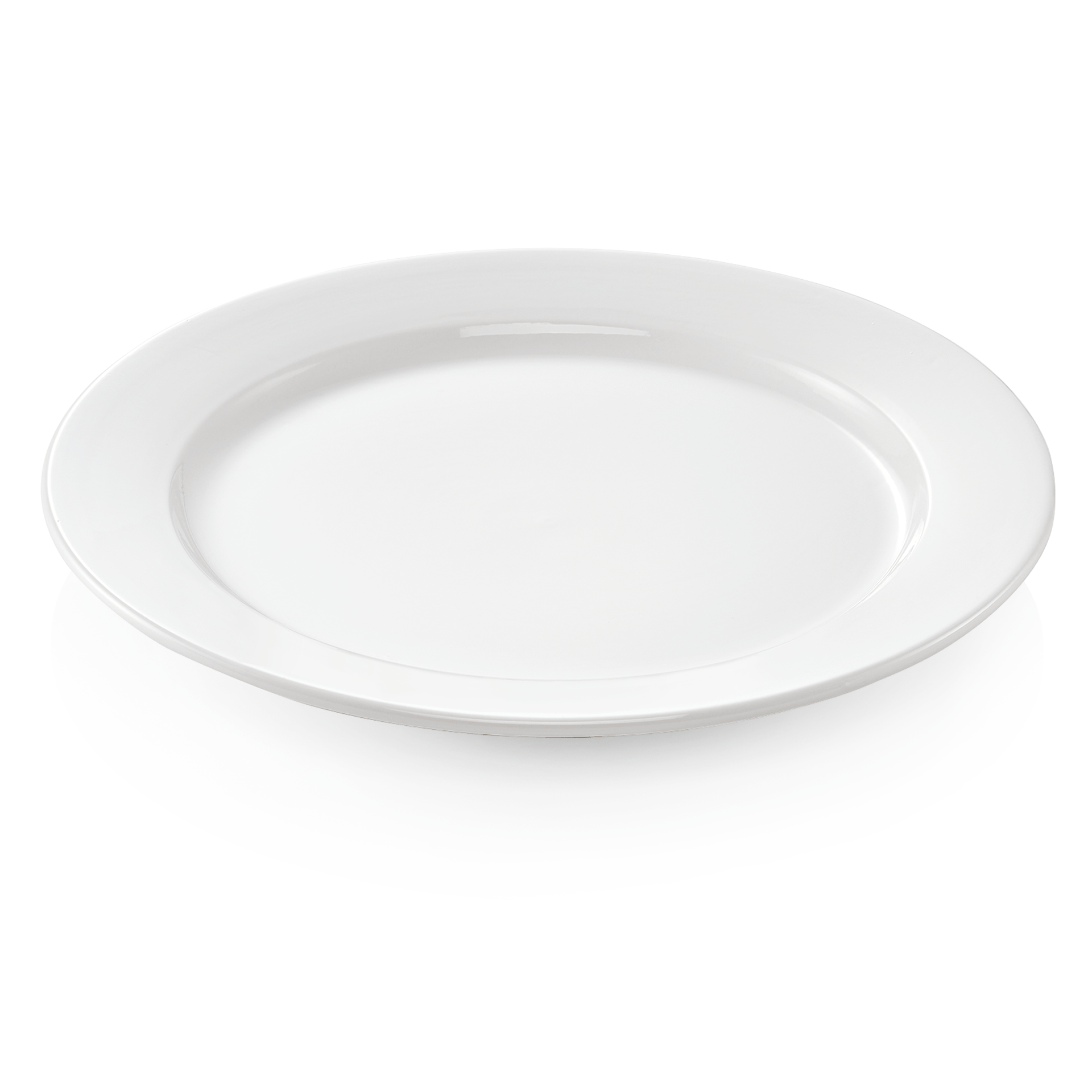 WAS Teller Set, flach, Ø 27 cm, Set á 6 Stück, Porzellan