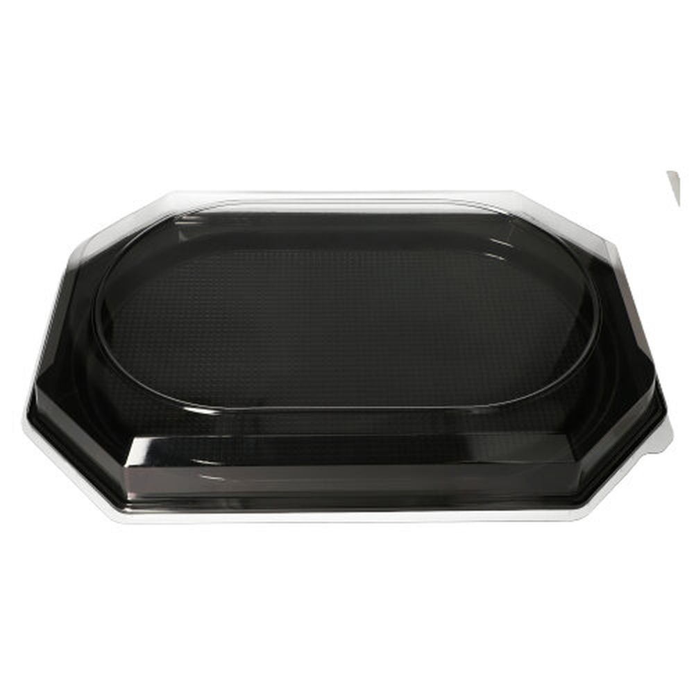 Papstar Servierplatten, PET 53 cm x 35 cm schwarz