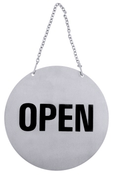 Contacto Türhänger 13 cm mit Kette OPEN/CLOSED