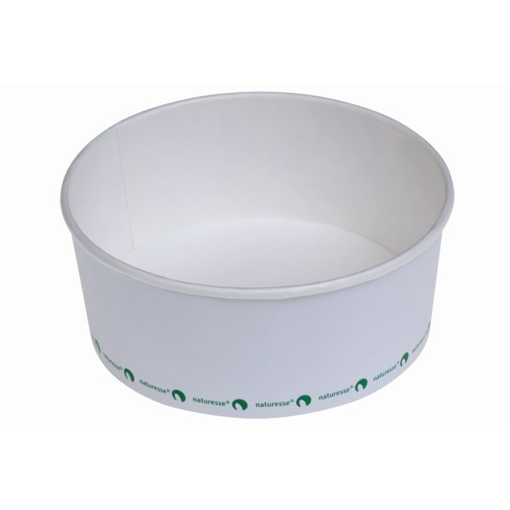 Pacovis Salatschale Karton/PLA 730ml, Ø14.8x6cm, naturesse