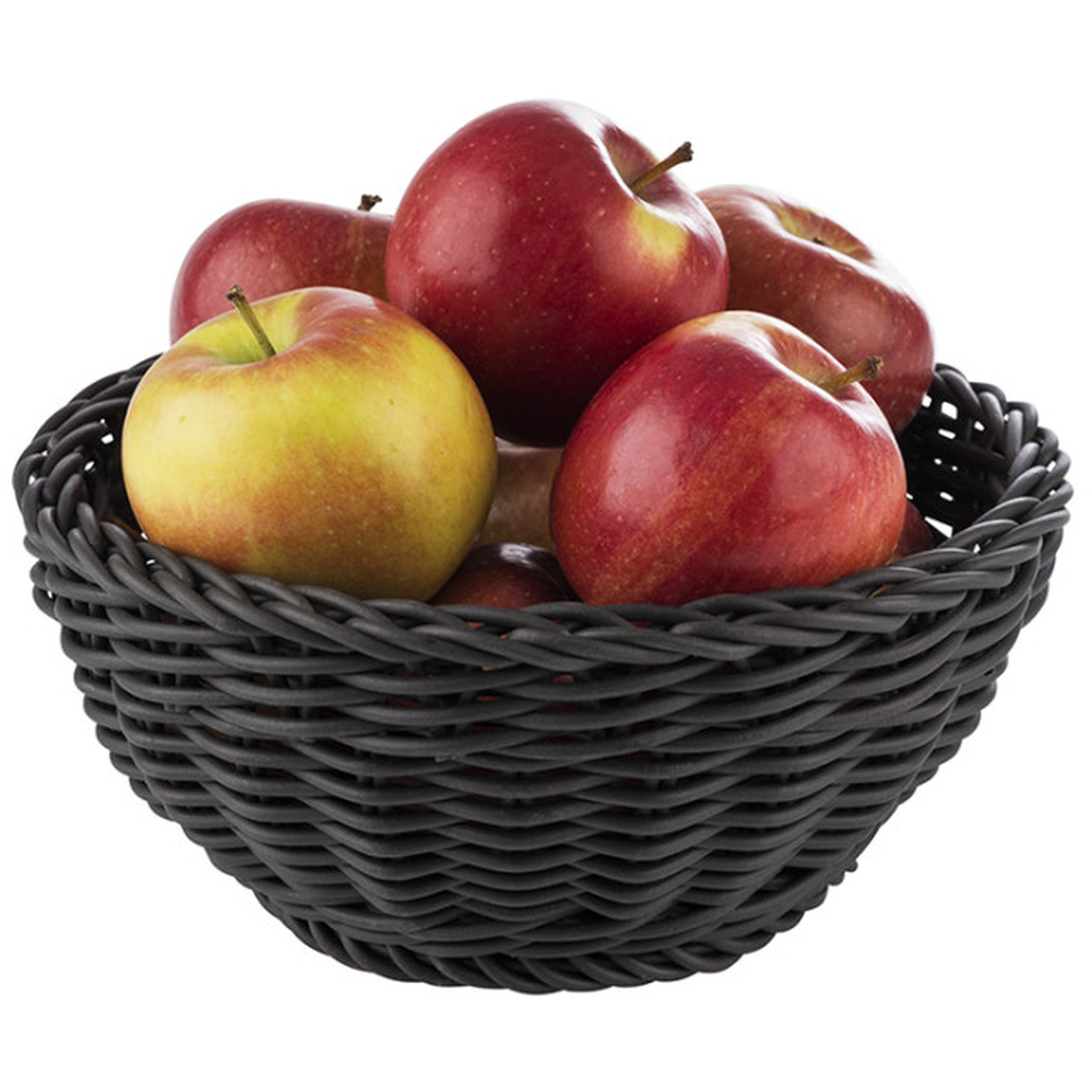 APS Korb, rund Ø 20 cm, H: 8 cm , Polypropylen, schwarz