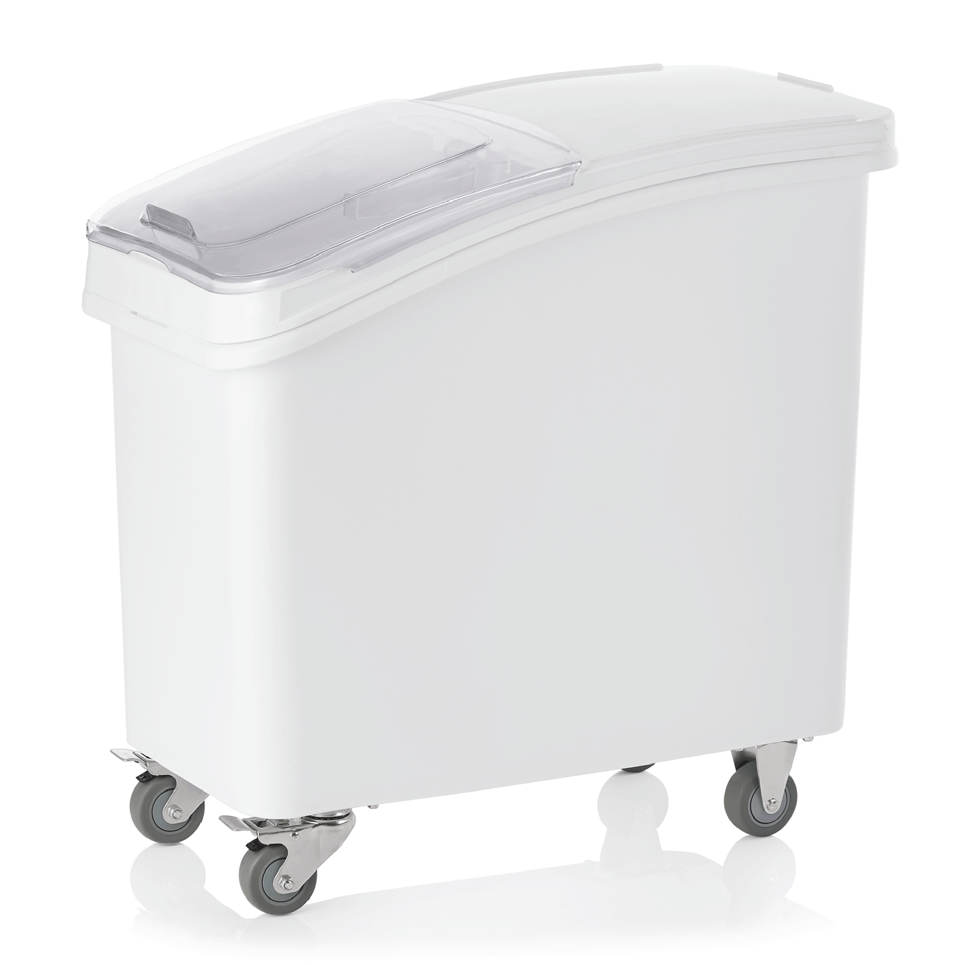 WAS Lebensmittelbehälter, 81 ltr., 80 x 35 x 63 cm, Polyethylen, Polycarbonat