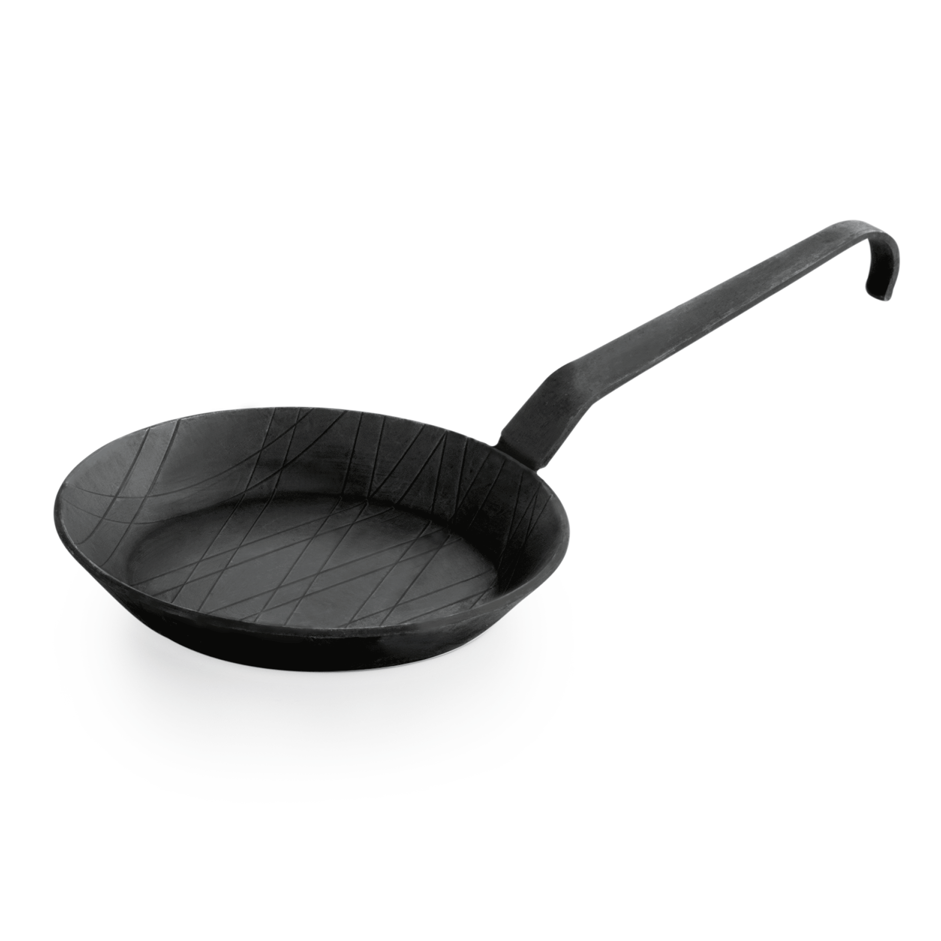 WAS Brat-/Servierpfanne IRON PAN 22, mit Hakenstiel, Ø 20 cm, Eisen