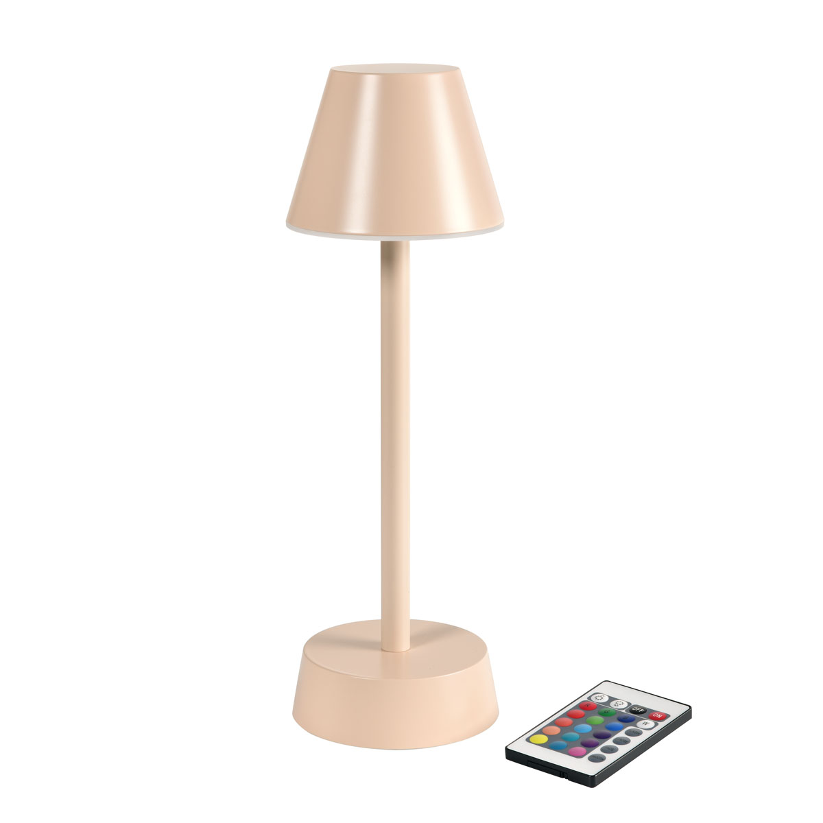 Duni LED Lampen kabellos wiederaufladbar Zelda 33 cm x Ø 10,9 cm soft pink