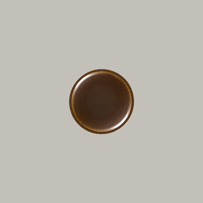 RAK Teller flach coup - rust  Serie: Ease Ø 16.2 cm / Ht. 2 cm