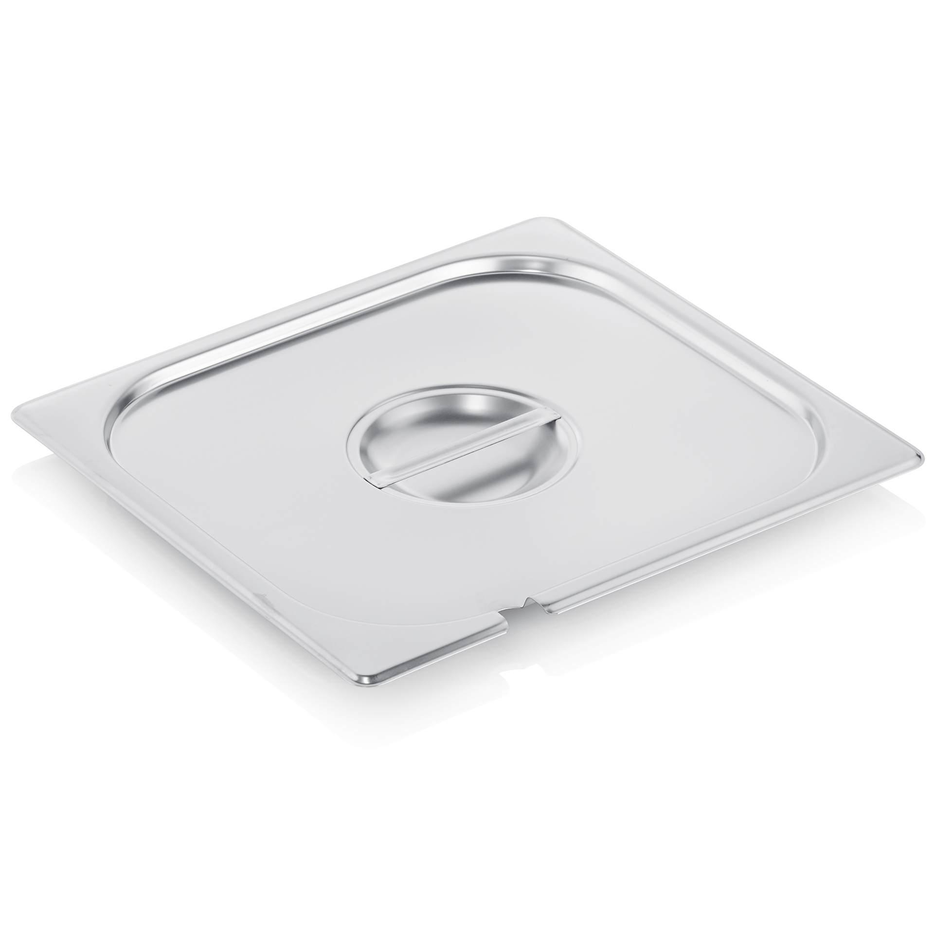 WAS GN Deckel GN SELECT 2/3, mit Löffelaussparung, Chromnickelstahl 18/8