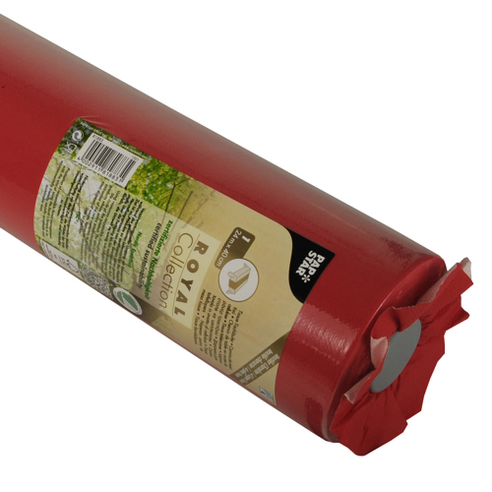 Papstar Tischläufer, Tissue "ROYAL Collection" 24 m x 40 cm rot