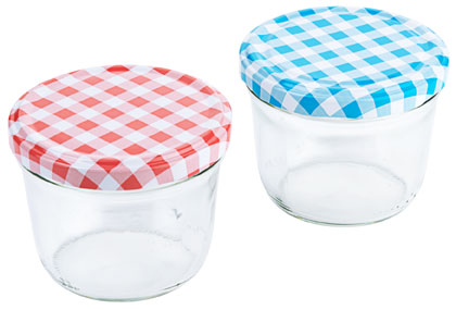 Contacto Einkochglas 230 ml mit Deckel 6-er Set