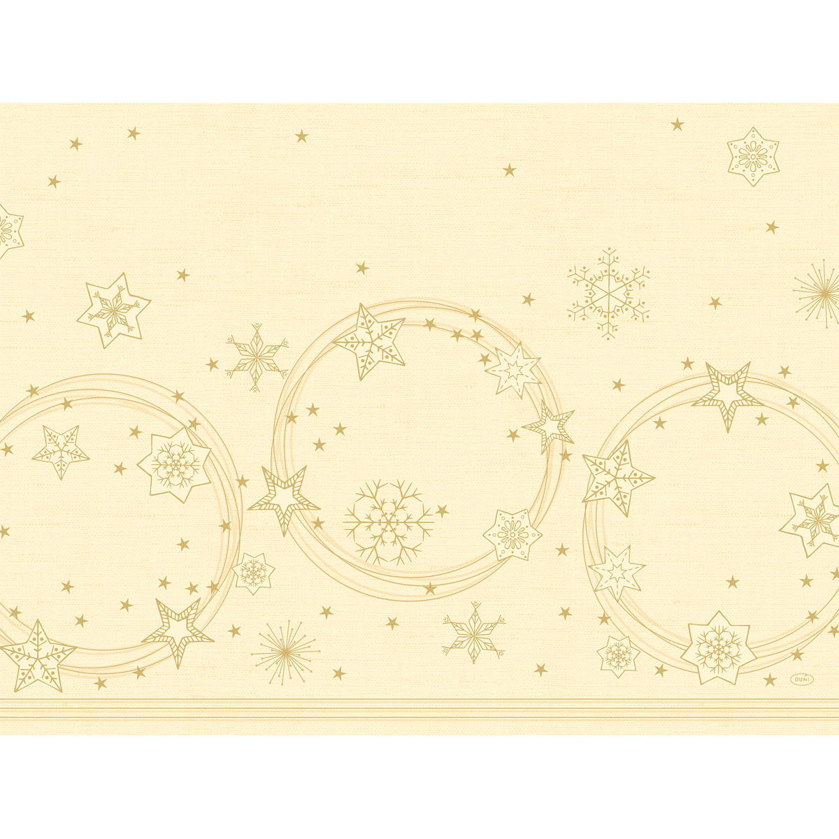 Duni Papier-Tischsets 30 x 40 cm Star Shine cream          Winter 2022