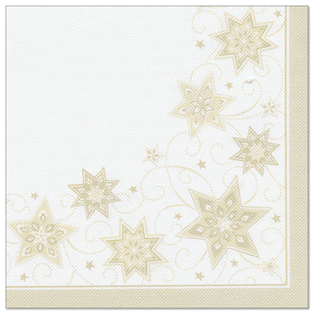 PAPSTAR Servietten ROYAL Collection 1/4-Falz 40 cm x 40 cm champagner Jus
